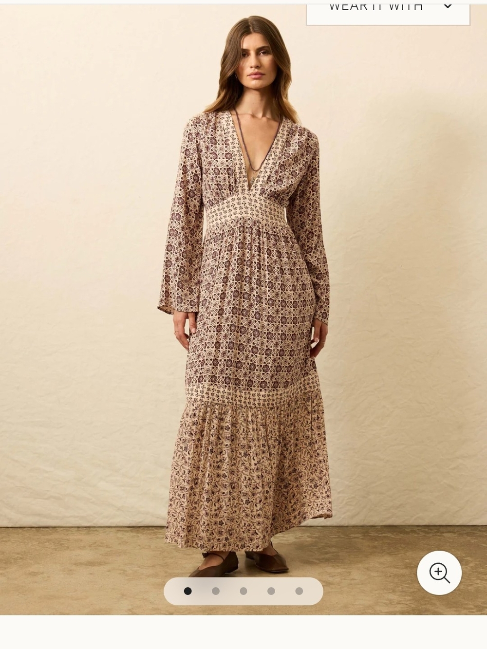 Faherty Dakota Dress In Sunrise Azulejos